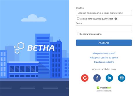 betha cloud professores login